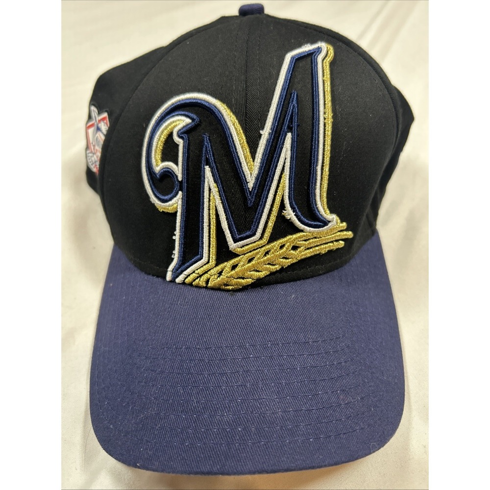 Milwaukee Brewers MLB Authentic On-Field Performance 2-Tone Baseball Hat Cap M